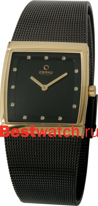 Часы Obaku Rectangular V102LGBMB