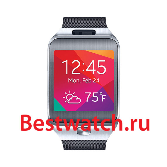 Часы Samsung Gear2 SM-R380.titan-silver