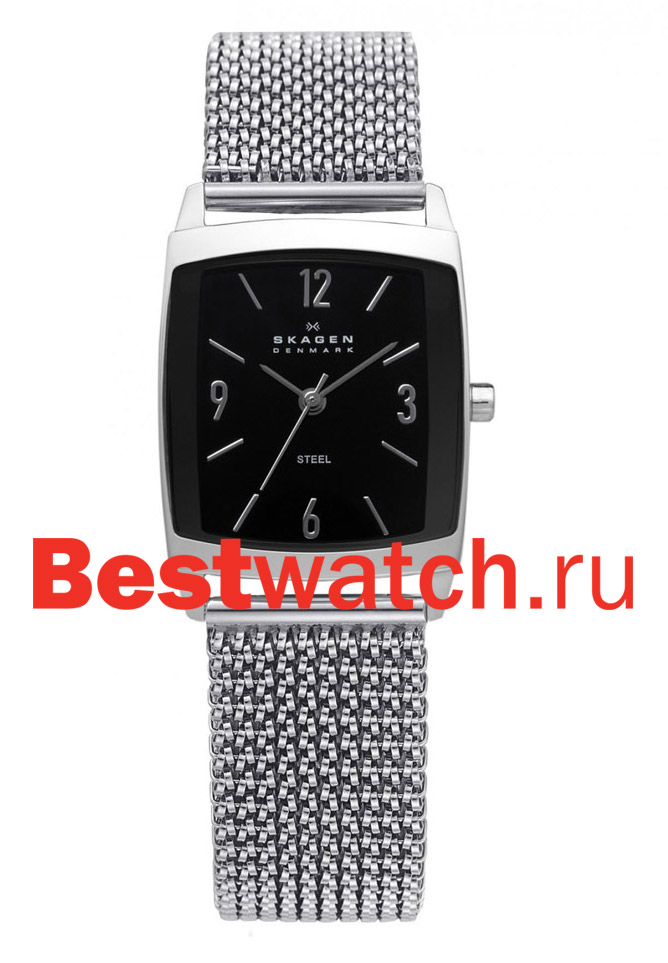 Часы Skagen Mesh Rectangular 691SSSB1
