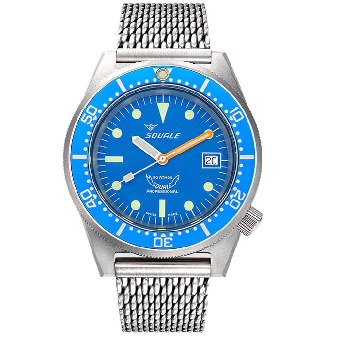 Часы Squale 1521 1521BLUEBL.ME20