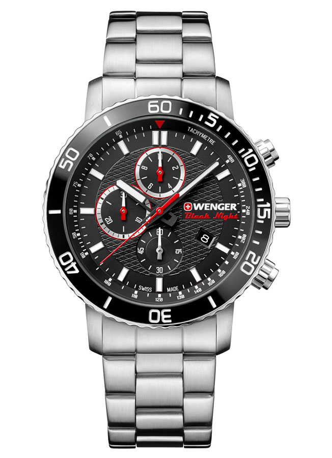 Часы Wenger Roadster Black Night Chrono 01.1843.106