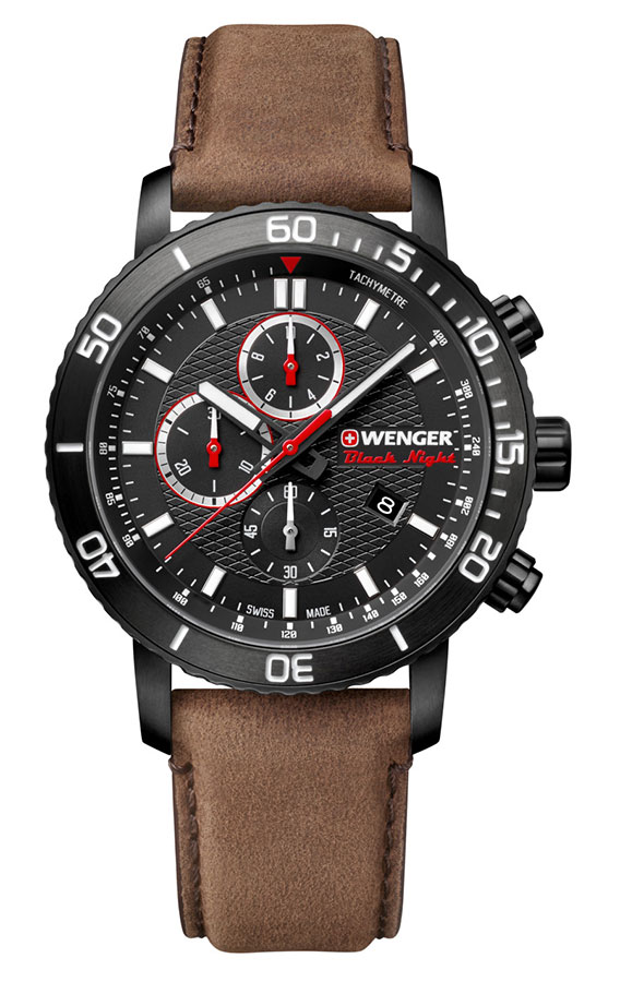 Часы Wenger Roadster Black Night Chrono 01.1843.107