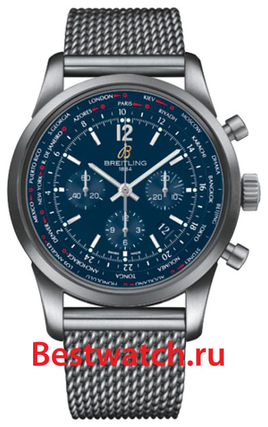 Часы Breitling Transocean Unitime Pilot AB0510U9-C879-159A