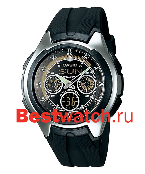 Часы Casio Ana-Digi AQ-163W-1B1
