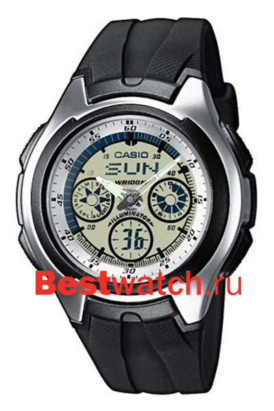 Часы Casio Ana-Digi AQ-163W-7B1