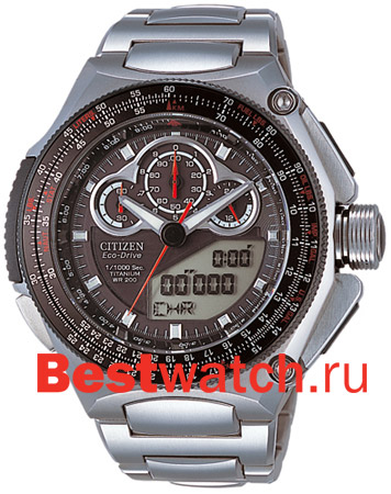 Часы Citizen Titanium Chronograph JW0071-58E