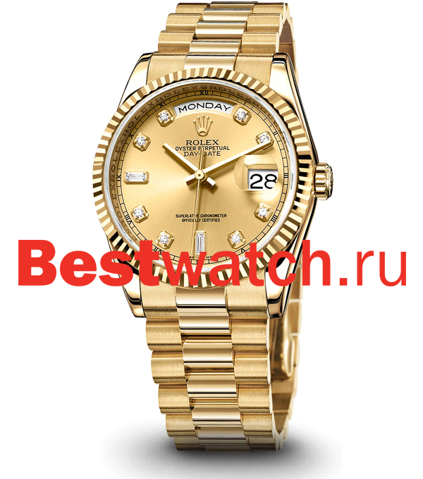 Часы Rolex Day-Date 36 118238d_champagne
