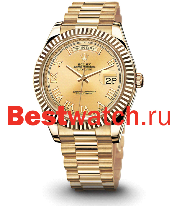 Часы Rolex Day-Date II 41 218238_champagne