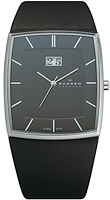 Skagen Leather Rectangular 567LSLB