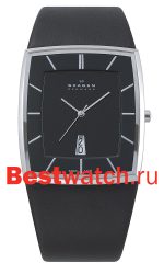 Skagen Leather Rectangular 567LSLB1