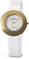 Skagen Leather Titanium 569STGLW