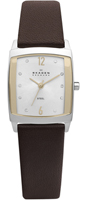 Skagen Leather Rectangular 691SSLG