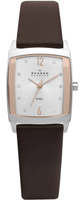 Skagen Leather Rectangular 691SSLR