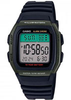 Casio Digital W-96H-3AVEF