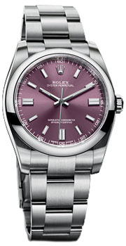 Часы Rolex Oyster Perpetual 116000_red_grape