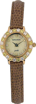 Часы Romanson Lady Jewelry RL5106QLG(GD)
