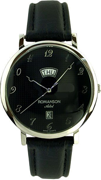 Часы Romanson Adel TL3535MW(BK)