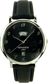 Часы Romanson Adel TL3535SMW(BK)