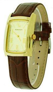 Часы Romanson Leather TL9246MG(GD)